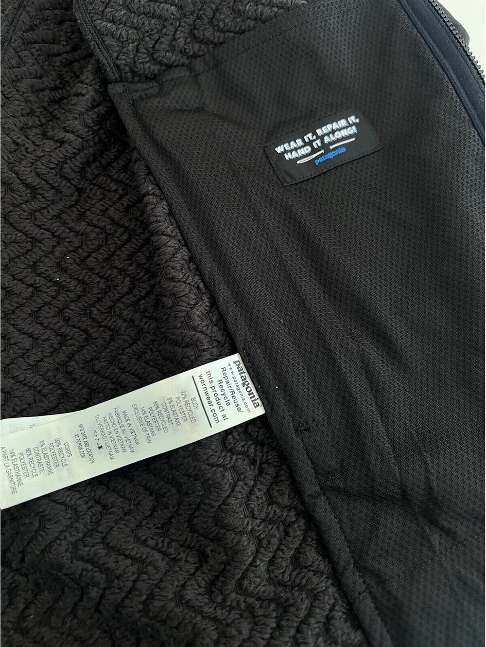 $199 Patagonia Women's R2 CrossStrata Black Jacket Size XS - Picture 6 of 12